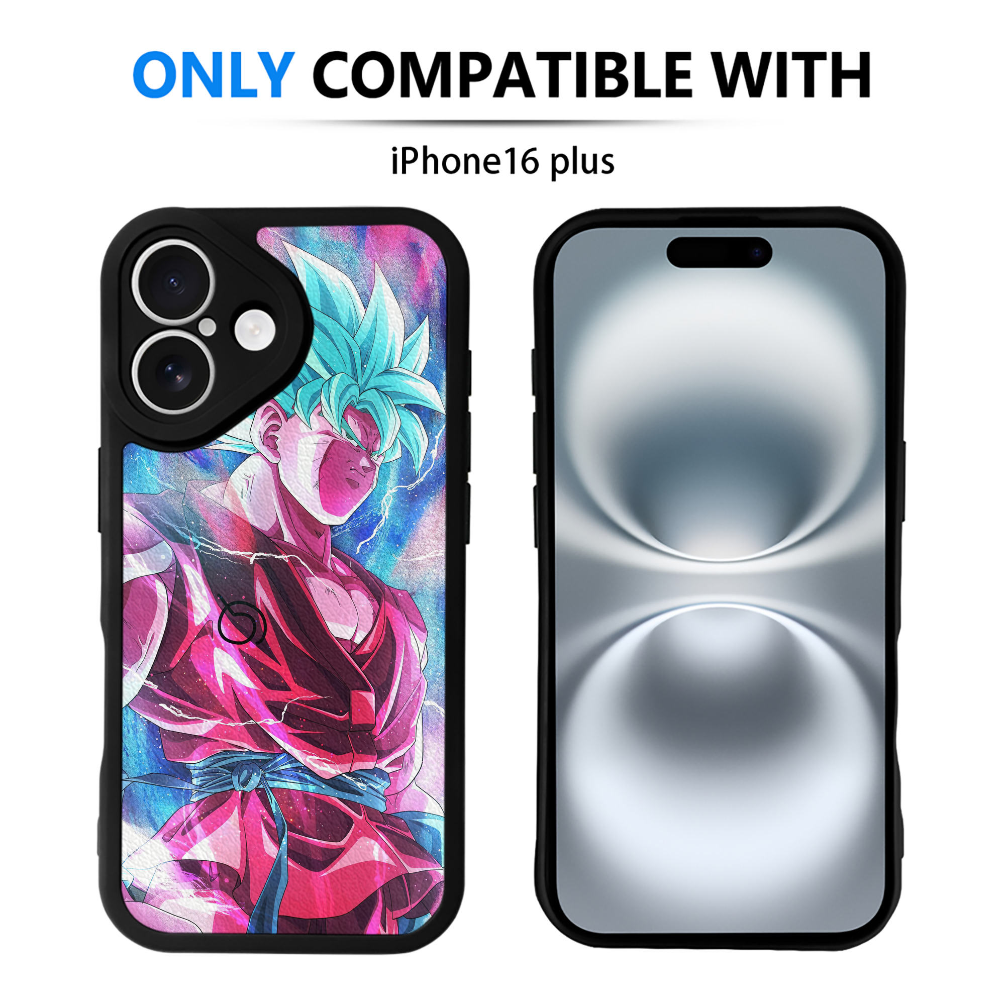 （画像用） ドラゴンボール DRAGON BALL 【iPhone 16シリーズ対応】シリコンスマホケース（レザー調） 材質：シリコン